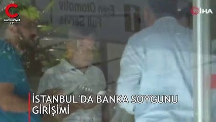 İstanbul'da soygun girişimi! Güvenlik görevlisinin silahını aldı