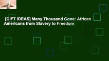 [GIFT IDEAS] Many Thousand Gone: African Americans from Slavery to Freedom