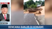 Jembatan Penghubung Sultra dengan Sulteng Terputus Akibat Banjir Konawe