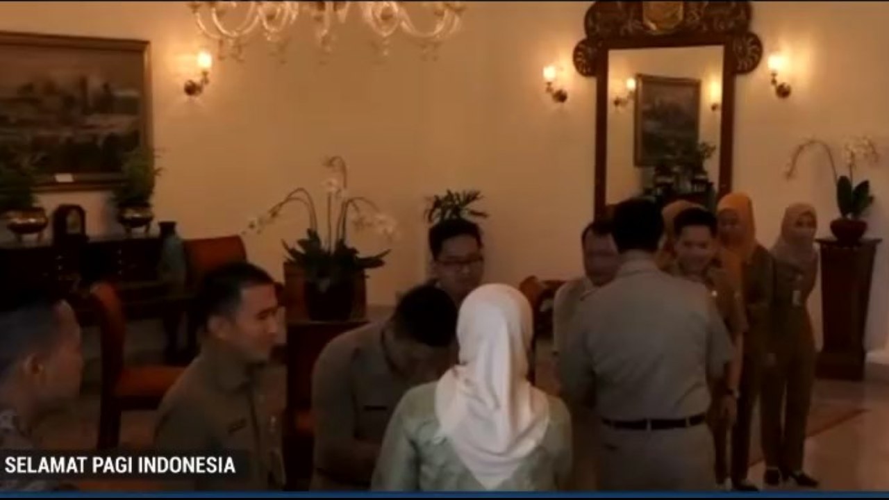 Anies Halalbihalal dengan ASN