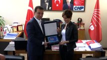 İmamoğlu'ndan CHP il başkanlığına ziyaret - İSTANBUL
