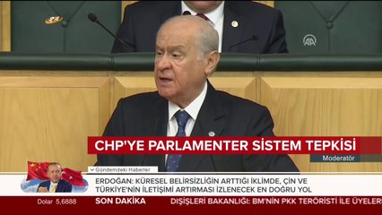 Bahçeli'den CHP'ye parlamenter sistem tepkisi