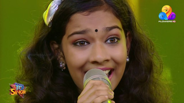 മലയാളികൾ ഒരിക്കലും മറക്കാത്ത മധുരമനോഹര ഗാനവുമായി ടോപ് സിംഗറിന്റെ സ്വന്തം ആവണി..!!