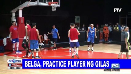 Belga, practice player ng Gilas