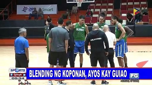 Blending ng koponan, ayos kay Guiao