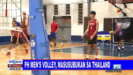 PH men's volley, masusubukan sa Thailand