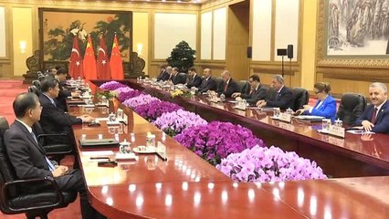 Cumhurbaşkanı Erdoğan, Çin Halk Cumhuriyeti Devlet Başkanı Şi Cinping ile görüştü