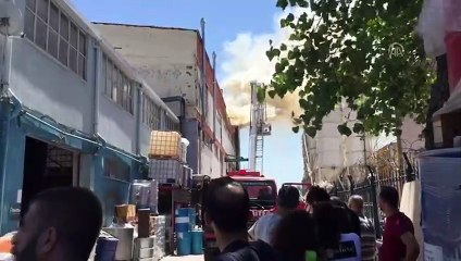 Kartal'da fabrika yangını - İSTANBUL