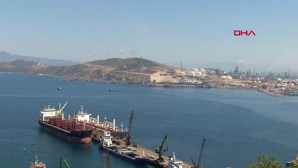 İZMİR Patlama meydana gelen gemideki soğutma çalışmaları sürüyor