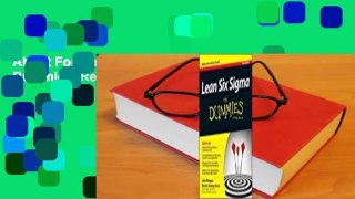 About For Books  Lean Six SIGMA for Dummies  Review