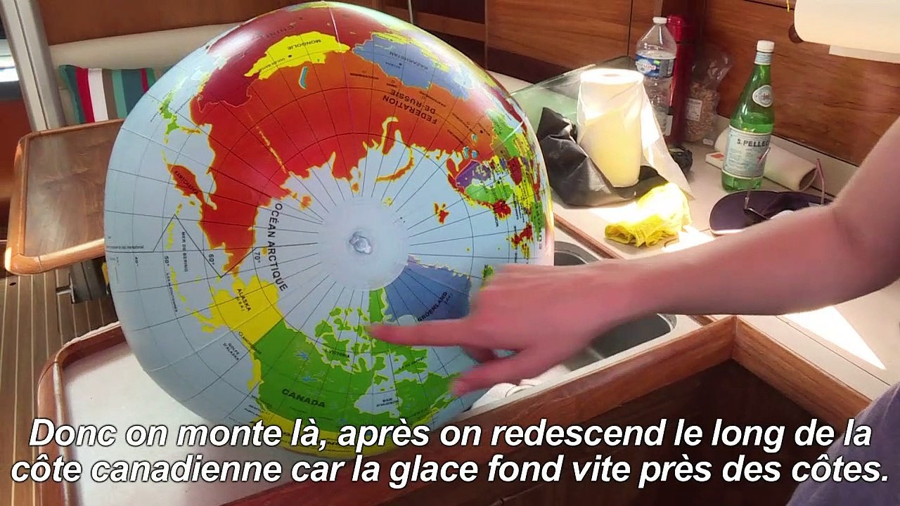 Un père et sa fille tentent le passage du Nord-Ouest à la voile