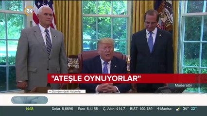 Trump'tan İran tepkisi: Ateşle oynuyorlar