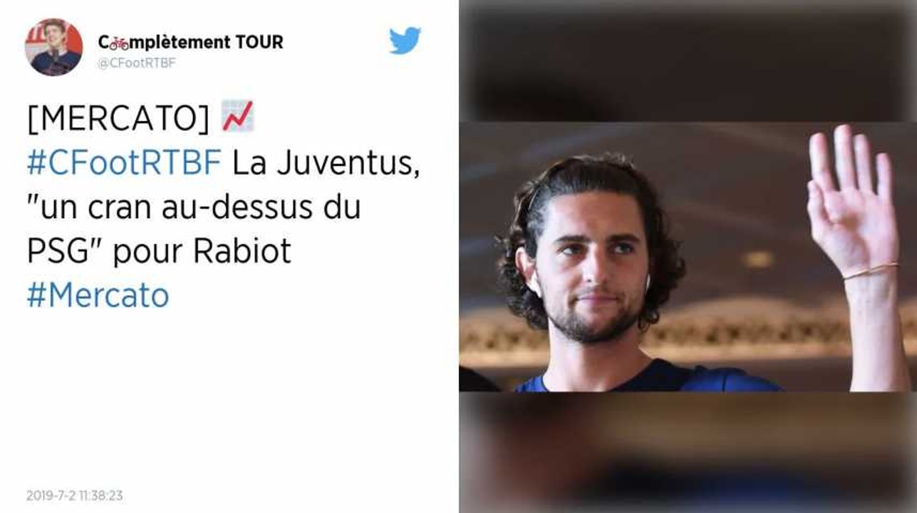 Mercato : La Juventus Turin, « un cran au-dessus du Paris Saint-Germain » pour Adrien Rabiot