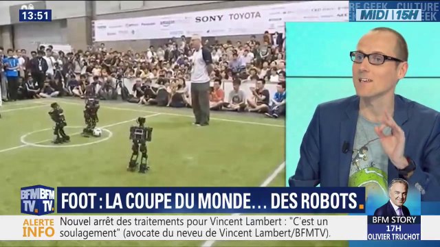 La France, favorite de la Coupe du monde de foot... des robots