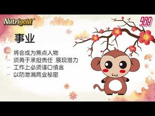 988《全力pick up 过好年》十二生肖好运程—猴