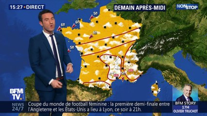 La météo pour ce mercredi 3 juillet 2019