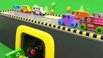 Learn Colors with Monster Street Vehicles Toys - Assembly of Street Vehicles Toys
