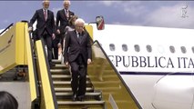 Salisburgo - Arrivo del presidente Mattarella all’aeroporto Wolfgang Amadeus Mozart (02.07.19)