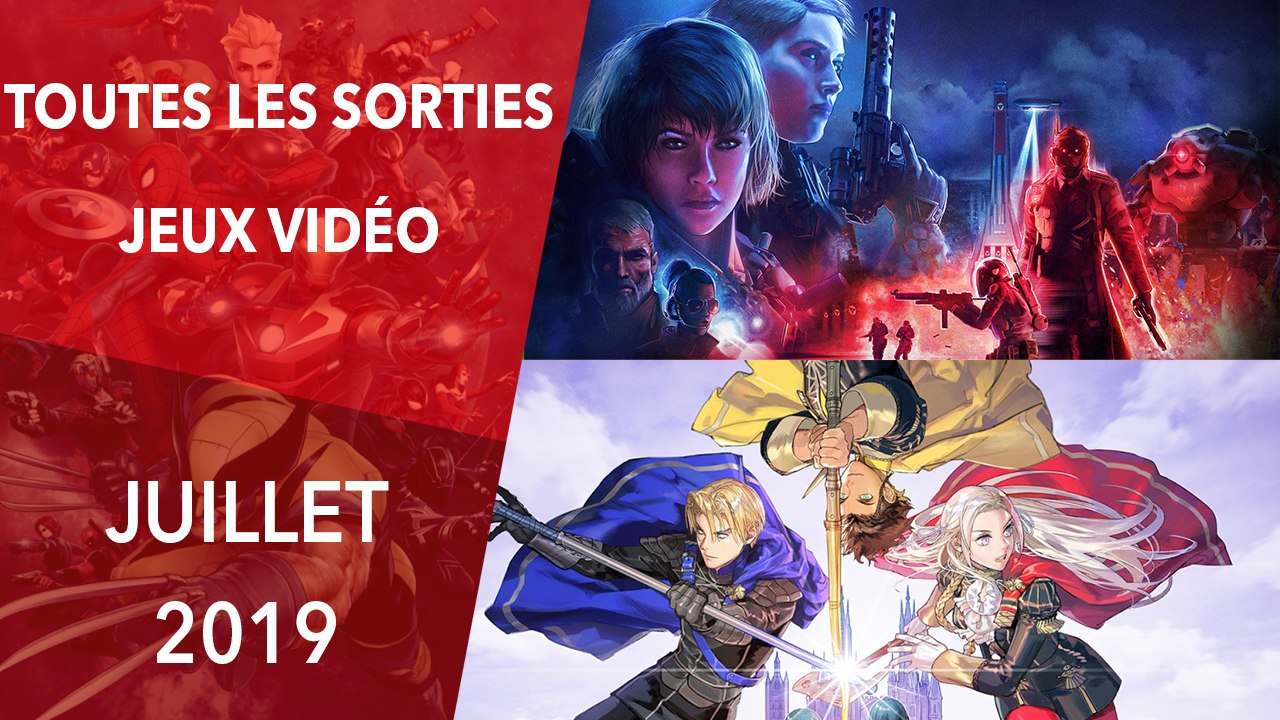 Les sorties jeux vidéo en juillet 2019