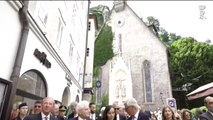 Salisburgo - Mattarella nel centro storico col il Presidente Federale( 02.07.19)
