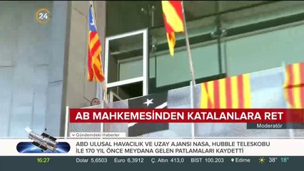 AB mahkemesinden Katalanlara ret