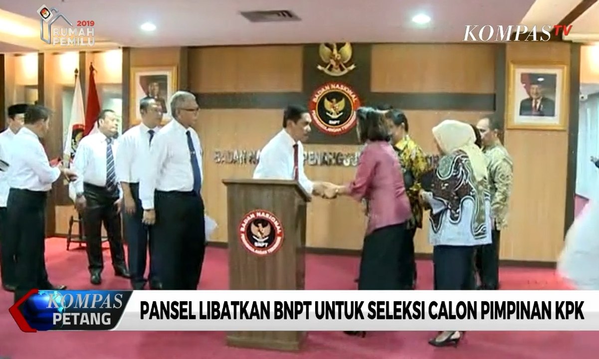 Pansel Libatkan BNPT untuk Seleksi Calon Pimpinan KPK