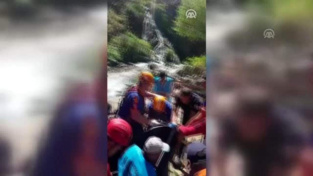 Şelaleye düşen gencin cesedi bulundu