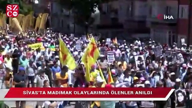 Sivas'ta Madımak olaylarında ölenler anıldı