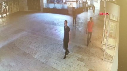 SAMSUN ŞÜPHELİNİN KAÇMA ANI KAMERADA