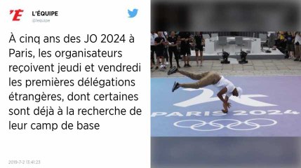 JO 2024 : Premières visites des délégations étrangères à Paris