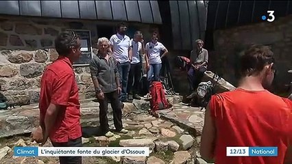 Climat : l'inquiétante fonte du glacier d'Ossoue