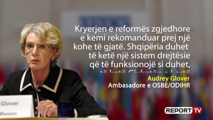 Audrey Glover: E kënaqur me zgjedhjet duke marrë parasysh se sa shumë dhunë ka patur nga opozita