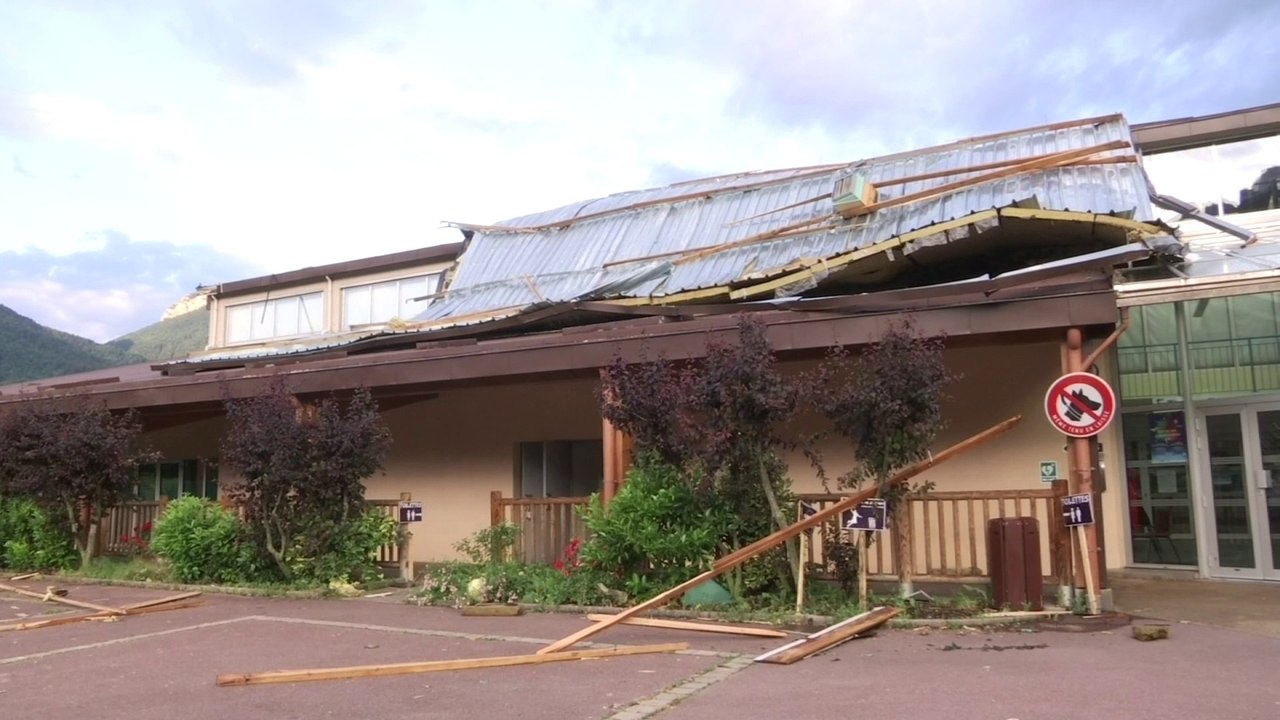 Haute-Savoie: le difficile réveil des habitants de Doussard, où les orages ont fait des dégâts considérables