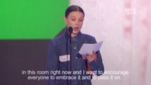 Stranger Things star Millie Bobby Brown dedicates award to Florida shooting victims