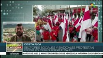 Diversos sectores sociales protagonizan protestas en Costa Rica