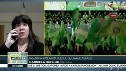 Gabriela Dufour: El peronismo va ganando respaldos en Argentina