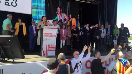 Marisa Matías a l'acte del Consell per la República
