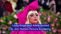 Lady Gaga and Adele Invited to Join Motion Picture Academy