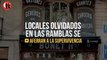 Locales olvidados en Las Ramblas se aferran a la supervivencia