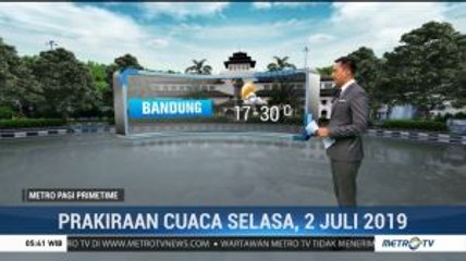 Prakiraan Cuaca: Selasa, 2 Juli 2019