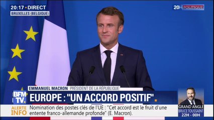 Emmanuel Macron: "Christine Lagarde a toutes les compétences et les qualités requises pour diriger la BCE"