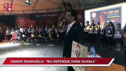 Ekrem İmamoğlu: ''Bu hepimize ders olmalı''