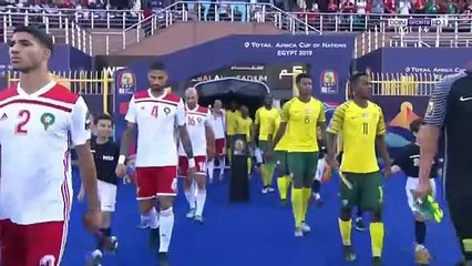 ملخص مباراه المـ ـغرب وجنـ ـوب افريقيا 1-0