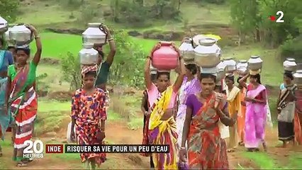 Face à la sécheresse en Inde, des femmes obligées de risquer leur vie pour puiser de l’eau
