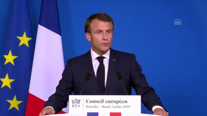 AB'de başkanlık pozisyonları için uzlaşmaya varılması - Emmanuel Macron - BRÜKSEL