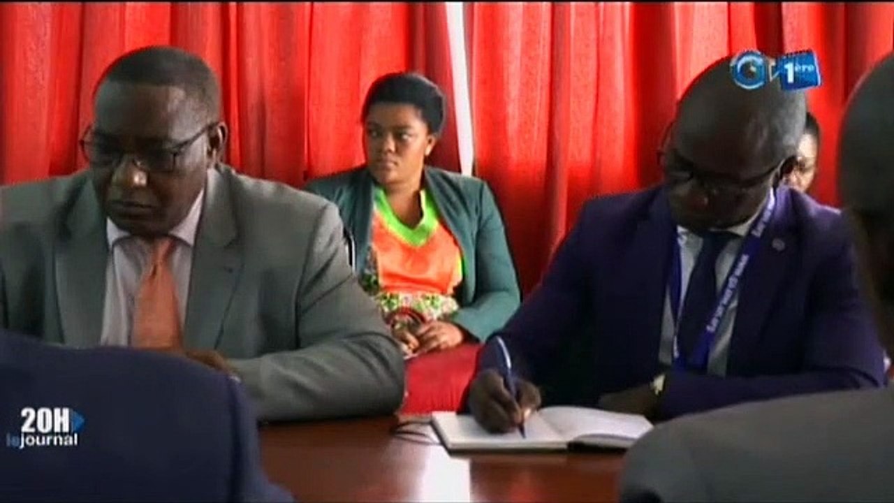 RTG - Séance  de travail du ministère de la promotion de la bonne gouvernance et de la lutte contre la corruption avec le représentant des nations unies