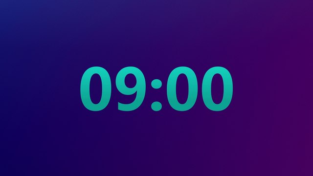 9 Minute Timer Countdown with Sound Alarm ⏱⏱⏱⏱⏱⏱⏱⏱⏱