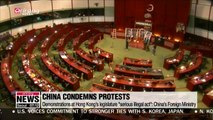 Demonstrations at Hong Kong's legislature 