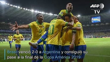 Brasil derrota a Argentina y avanza a final de la Copa América