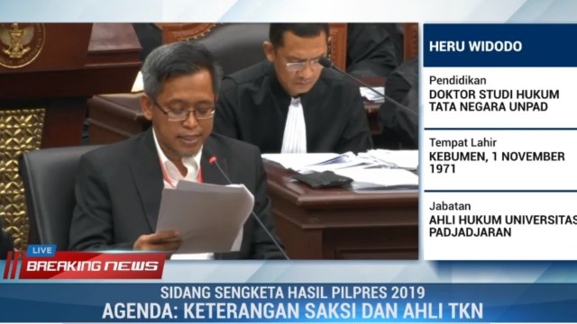 Sidang Kelima Sengketa Pilpres 2019 - Keterangan Saksi TKN (11)